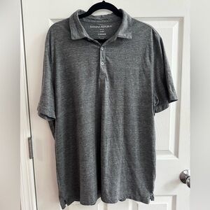 Banana Republic Men’s Gray Polo Shirt Short Sleeve
